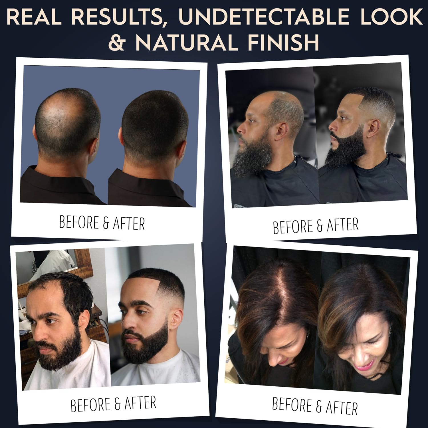 hair illusion application in hand demonstrates targeted placement and ease of use