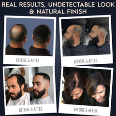 hair illusion application in hand demonstrates targeted placement and ease of use