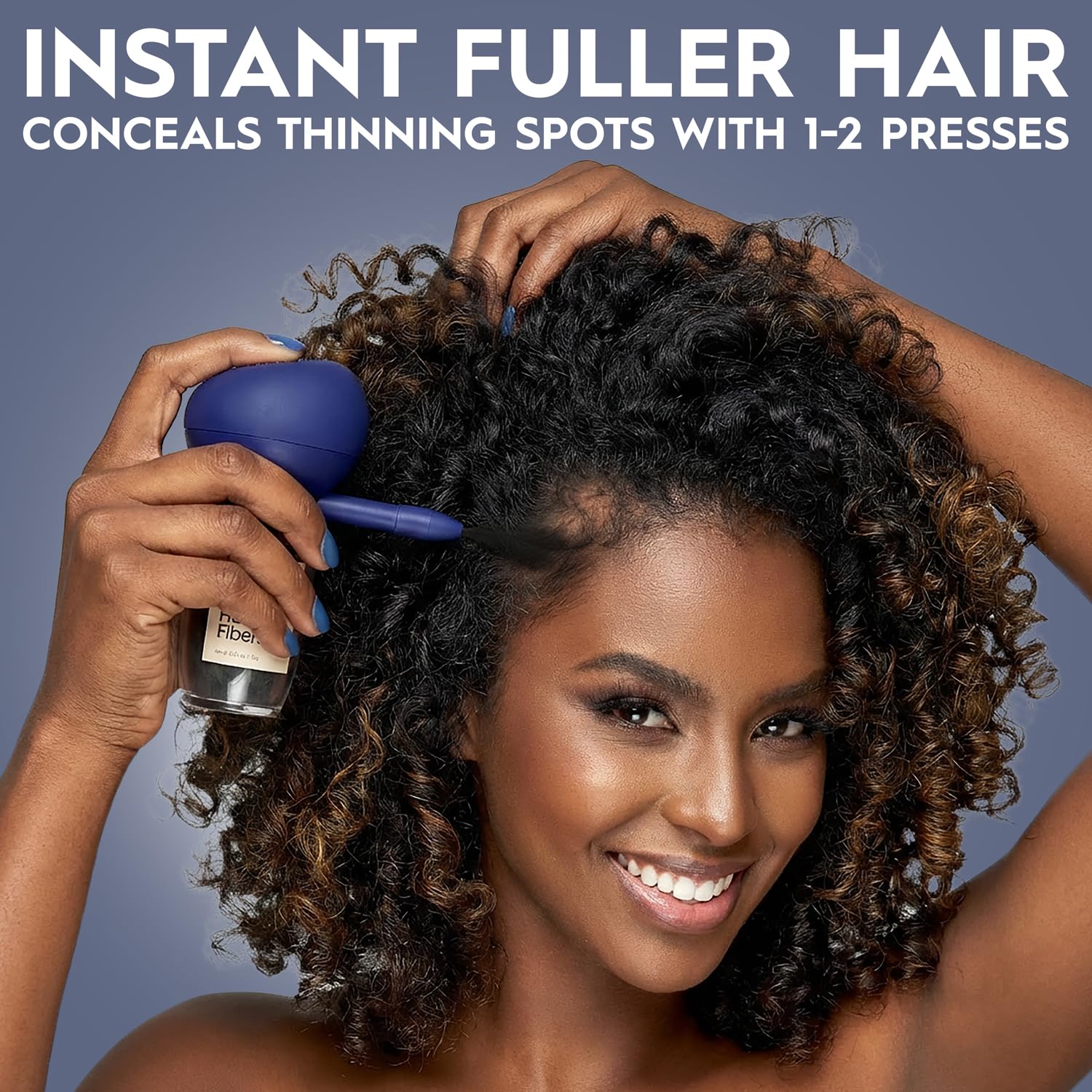 Hair Illusion nozzle thread detail showing secure fit and no-leak benefit