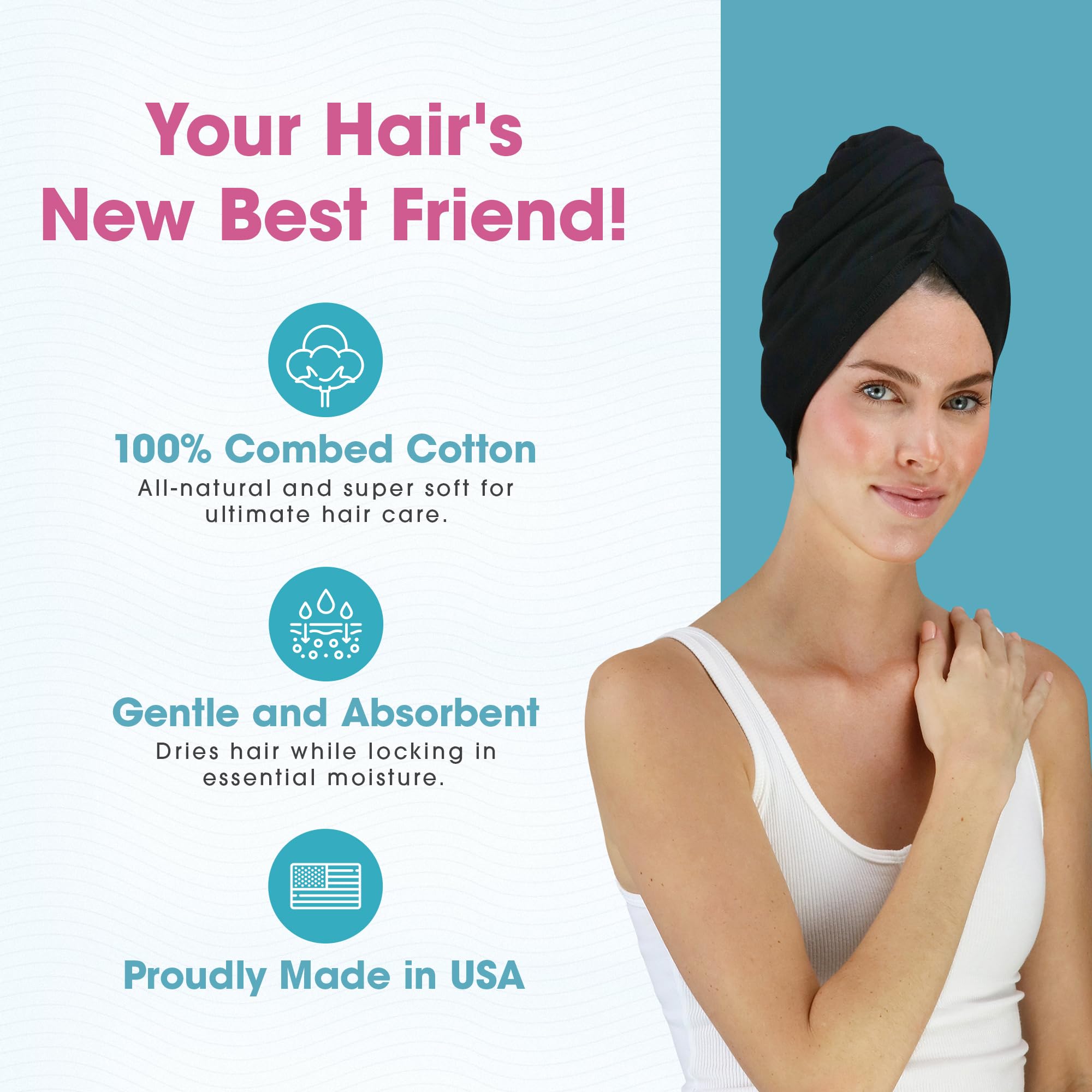 Hair RePear close-up of smooth cotton texture protecting strands