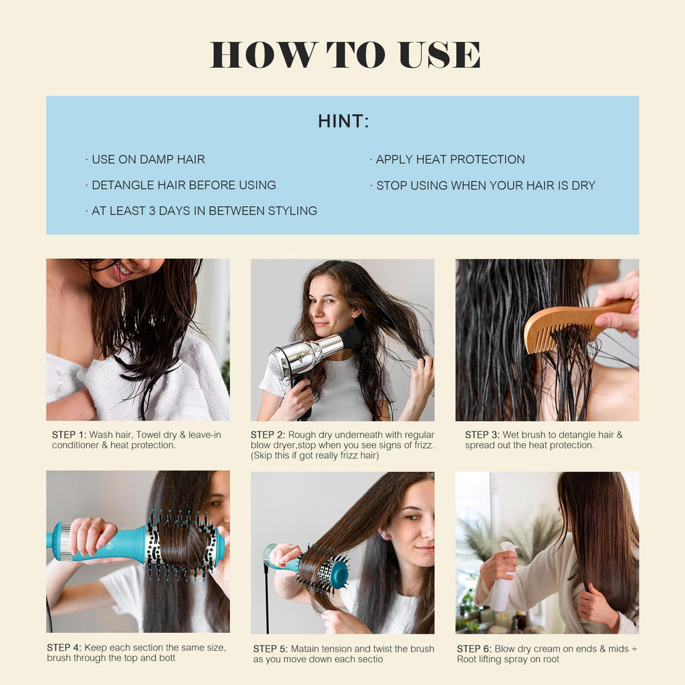 Hair Trends packaged unit with universal adapter included for effortless international use