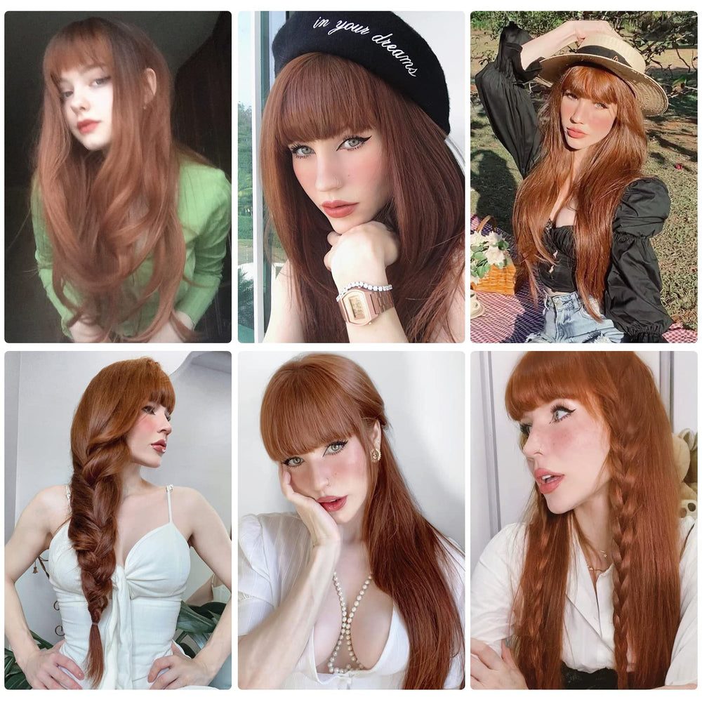 HAIRCUBE length comparison showing fall and volume for styling reference