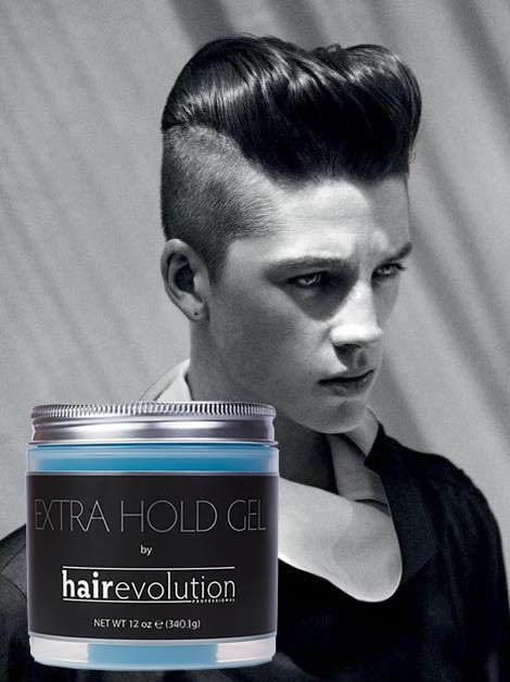 Hairevolution gel dispensed in hand demonstrating easy application and control