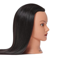 HAIRGINKGO close-up of synthetic fiber texture demonstrating heat-safe styling benefit