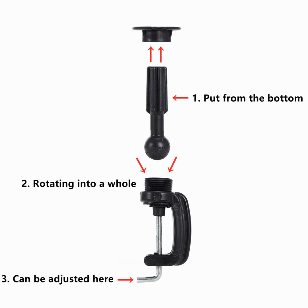 HAIRGINKGO packaging and included clamp showing ready-to-use training kit benefit