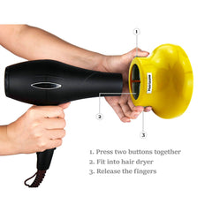 Hairizone flexible lock buttons detail for secure attachment and easy installation