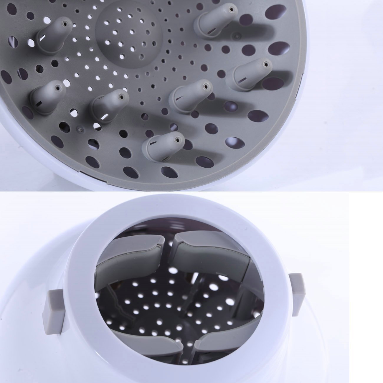 Hairizone diffuser with packaging and travel kit showing portability and on-the-go styling