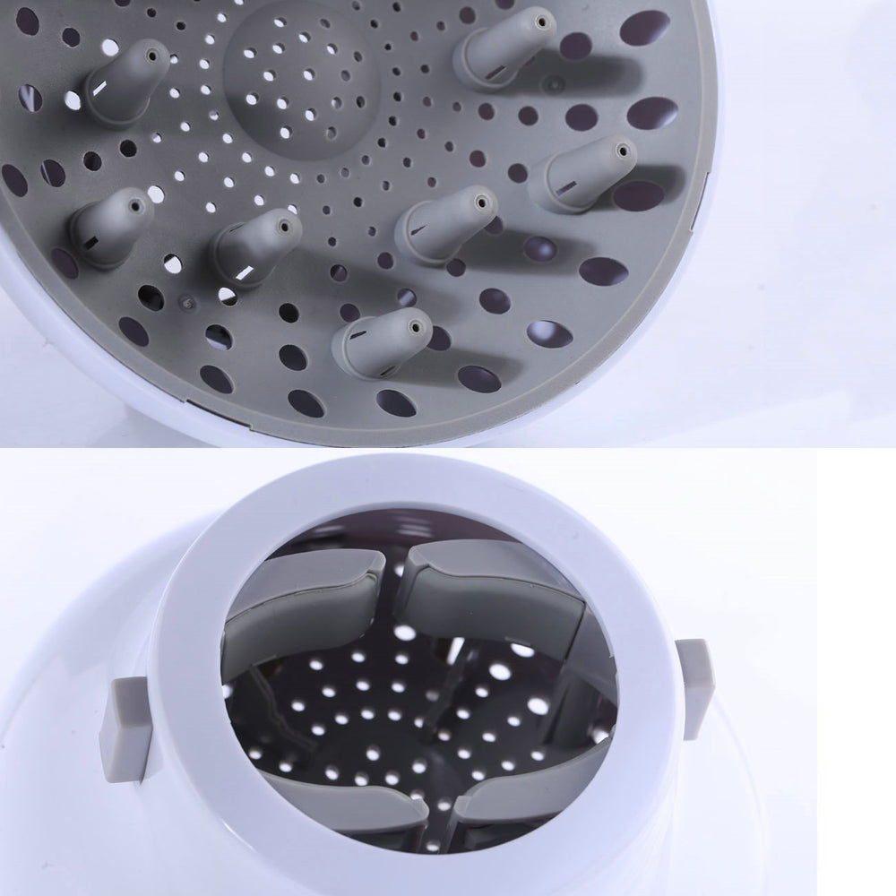 Hairizone diffuser with packaging and travel kit showing portability and on-the-go styling