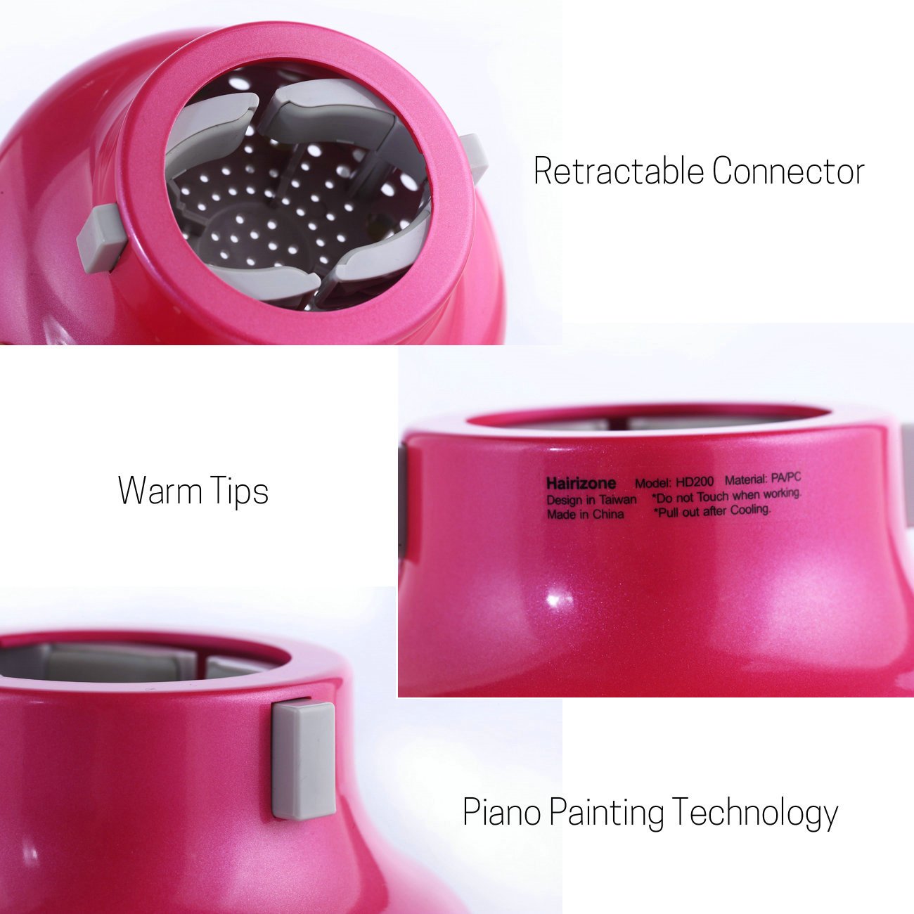 Hairizone Roseo glossy Roseo finish highlighting durable stylish look benefit