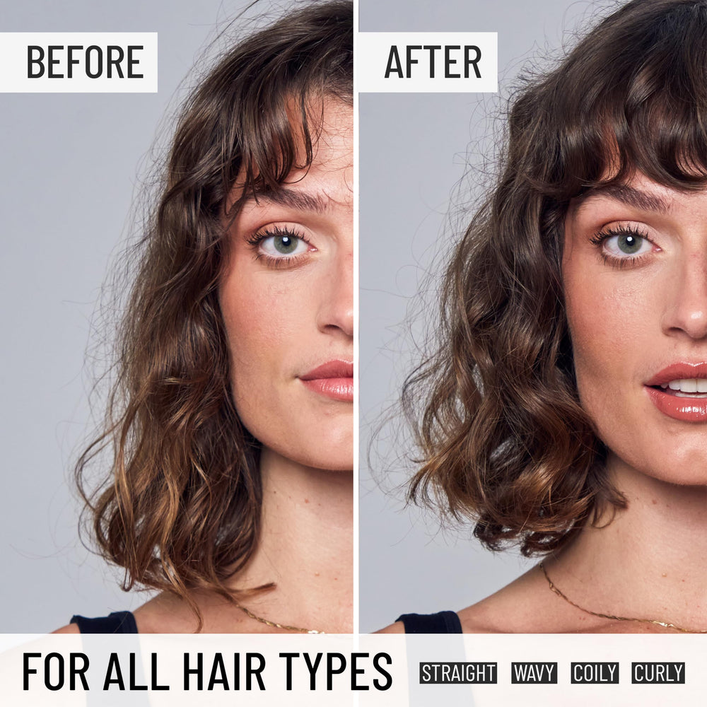 Rinsing Hairstory New Wash from wet hair to reveal nourished, non-stripped finish