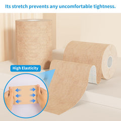 HAIRUNFU texture detail of tape surface for breathable comfortable wear