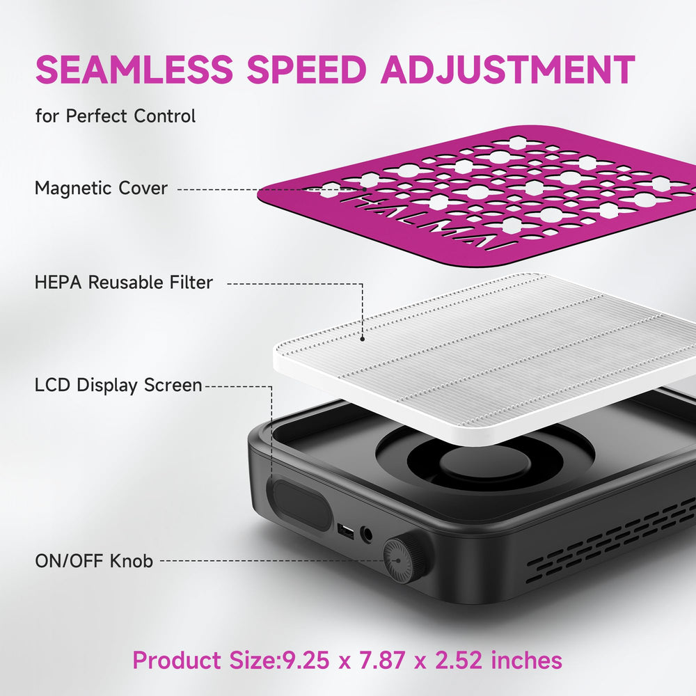HALMAI air vent cooling detail showing heat dissipation for stable use