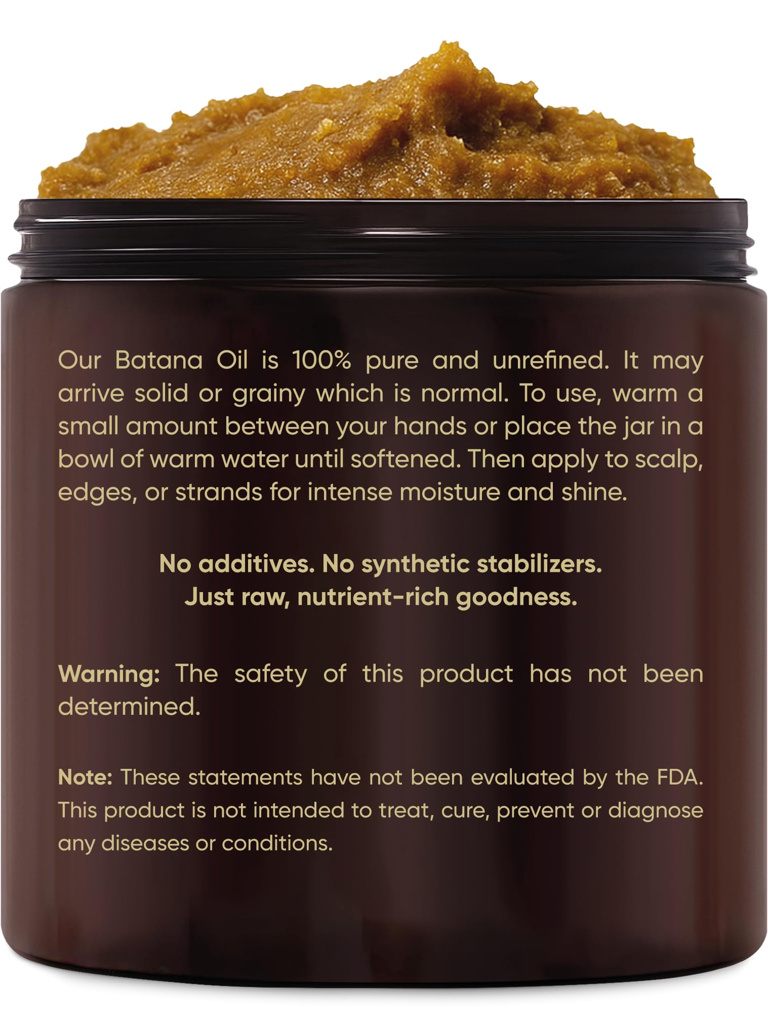 Close-up texture of Handcraft Blends batana paste, showing rich creamy consistency