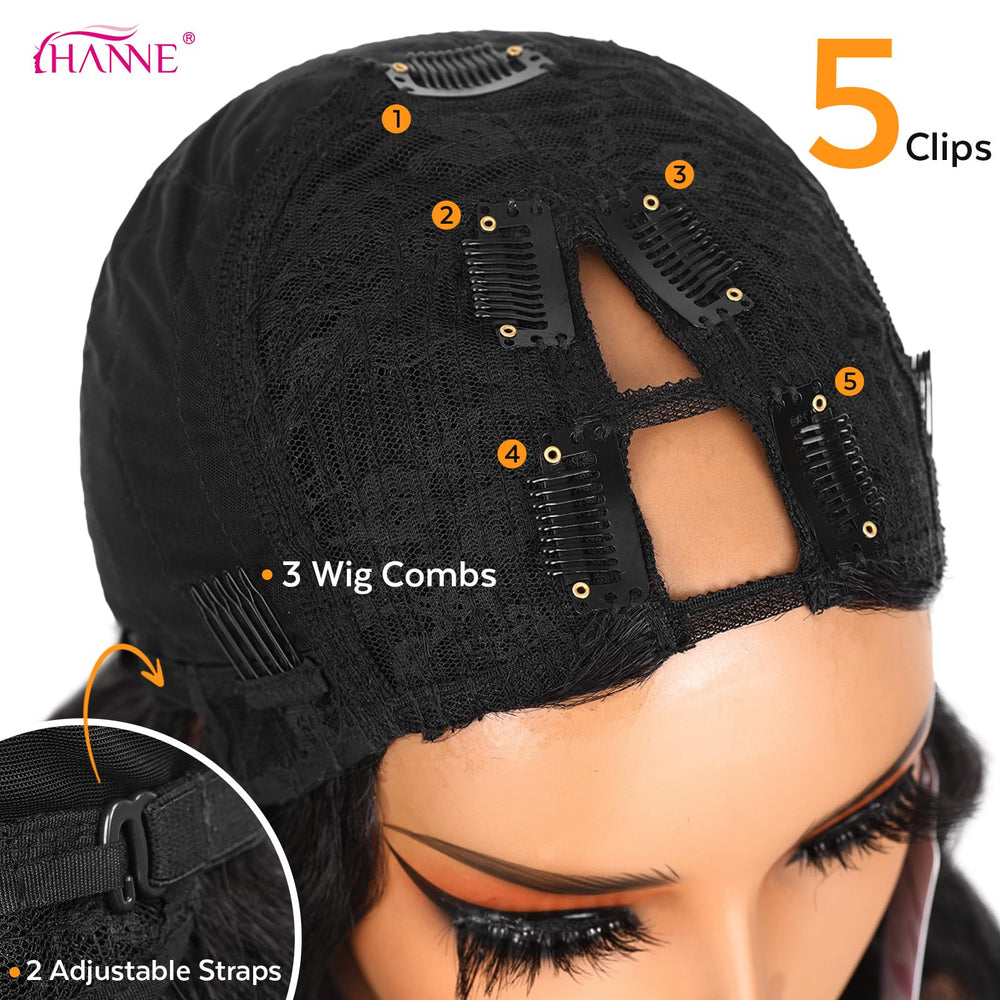 HANNE tight spring curls detail showing definition and long-lasting shape benefit