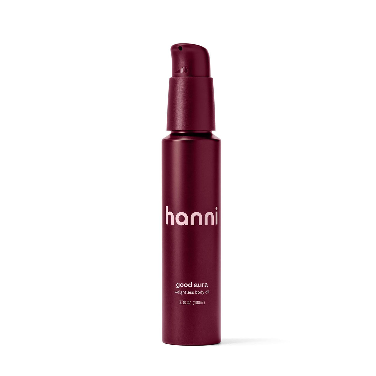 HANNI front bottle view showing compact 100 mL size and clean branding