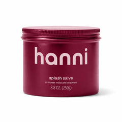 HANNI Splash Salve front packaging showing product identity and ease