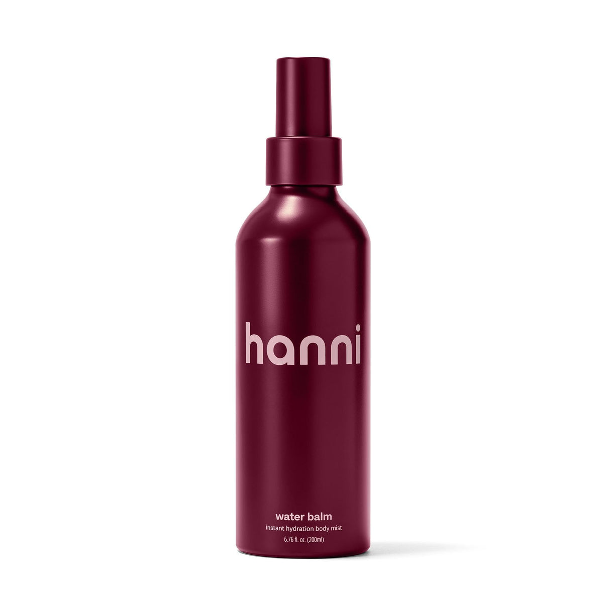 HANNI front packaging showing bottle and product name, highlights portability