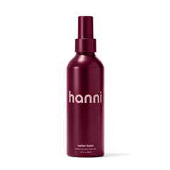 HANNI front packaging showing bottle and product name, highlights portability