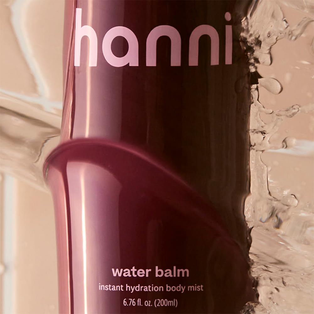 HANNI mist spray action demonstrating fine mist for quick hydration