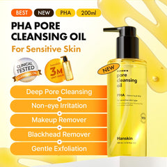 Hanskin gel texture on hand showing smooth oil-to-gel feel and gentle spread