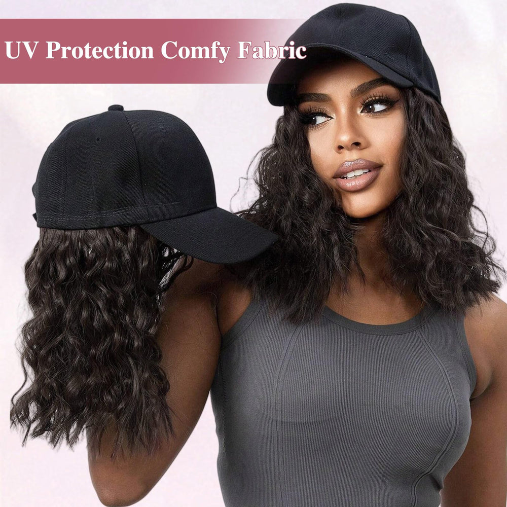 HANYUDIE side profile worn on model showing natural blend and volume