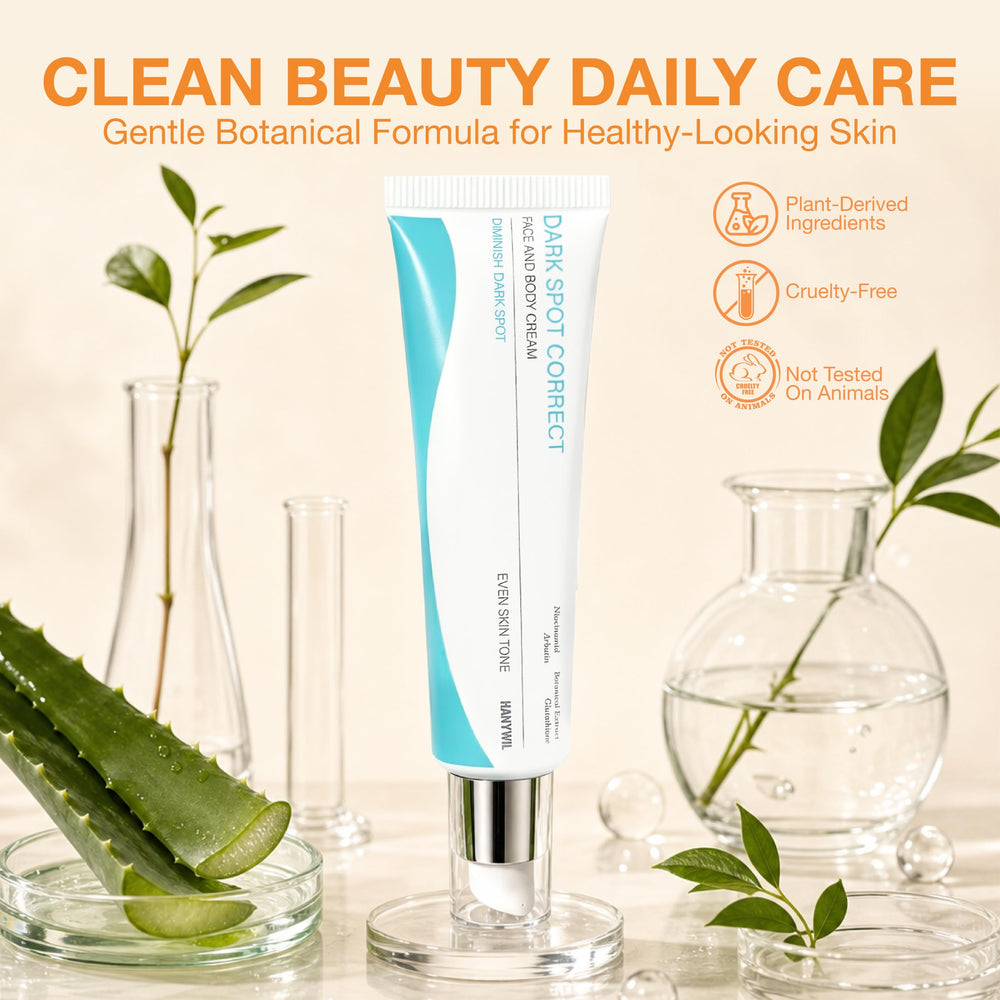 HANYWIL applied on hand showcasing absorbent, non-greasy finish benefit