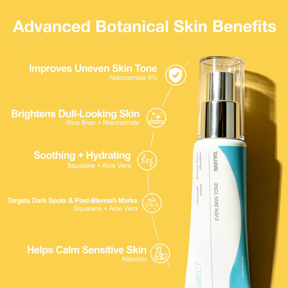 HANYWIL dispensing cream from jar demonstrating easy application benefit