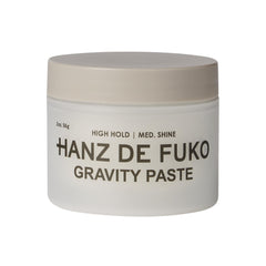 Hanz de Fuko front jar view showing sleek packaging and product name benefits