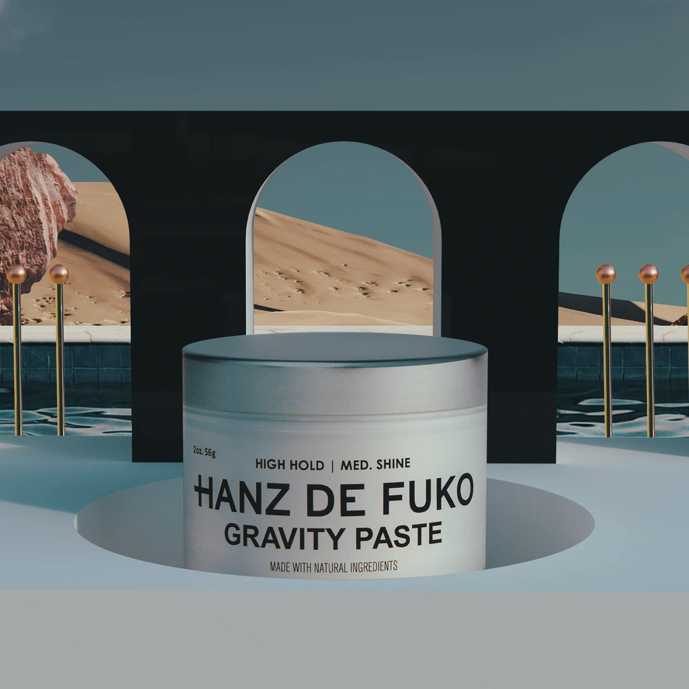 Hanz de Fuko ingredient shot with beeswax and oils highlighting conditioning