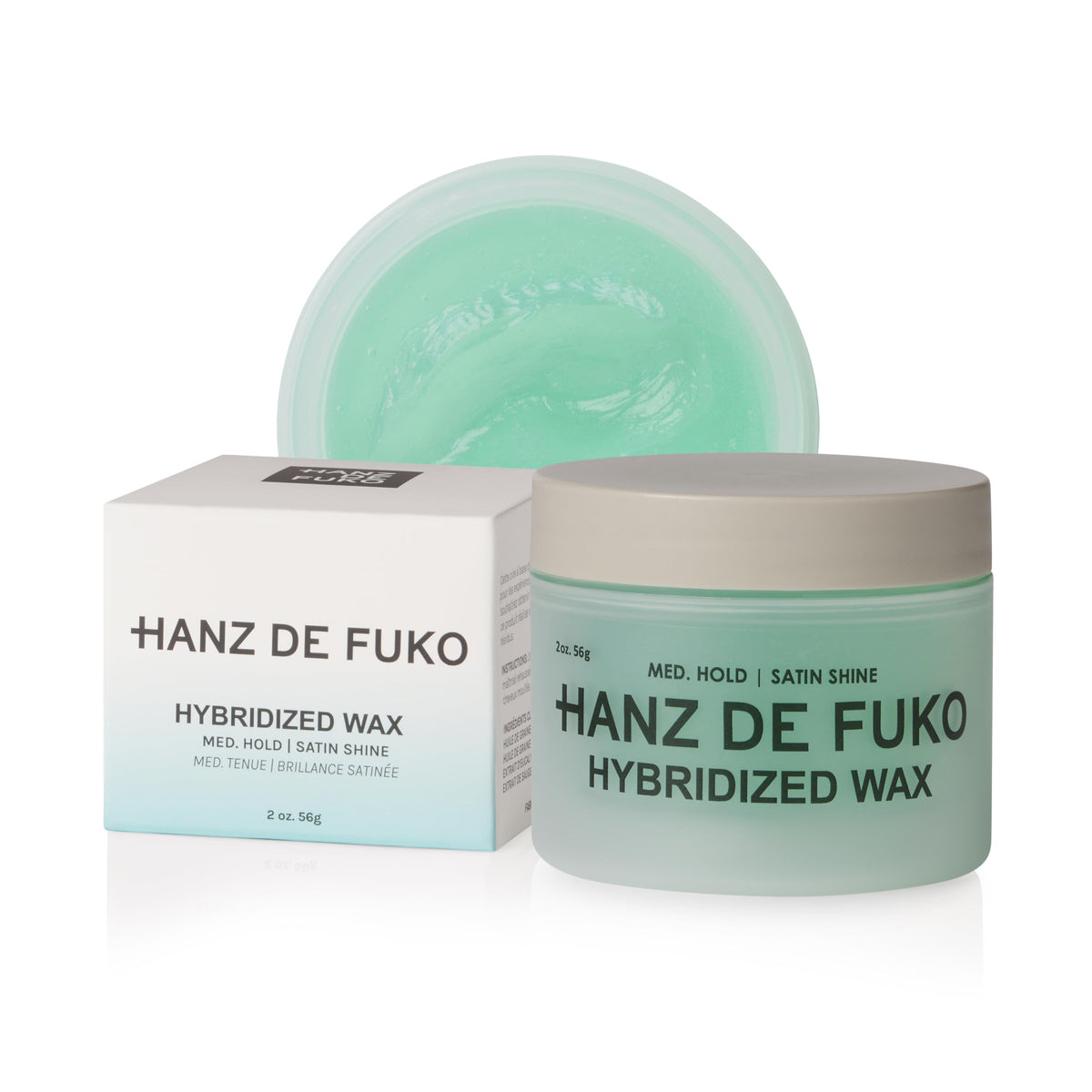 Hanz de Fuko jar front view showing compact 2 oz packaging and brand clarity