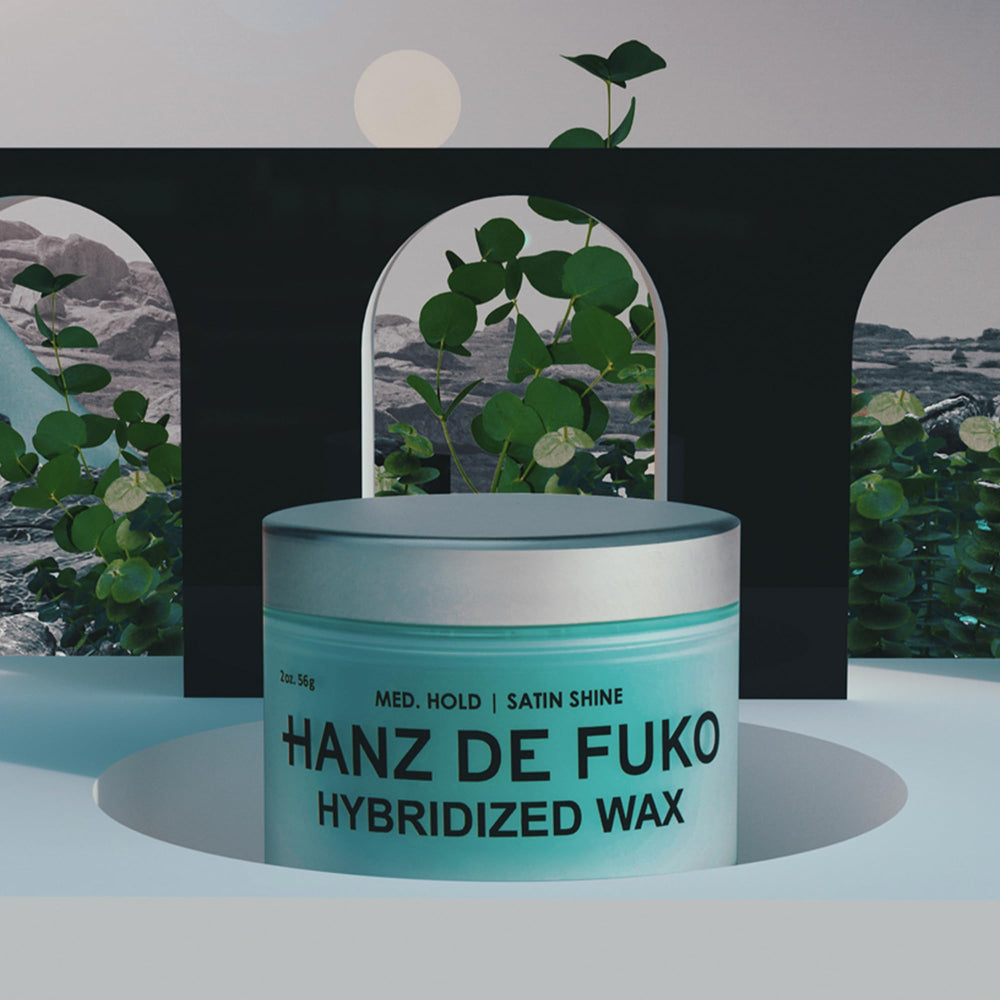 Hanz de Fuko ingredients label close-up highlighting botanical oils and extracts