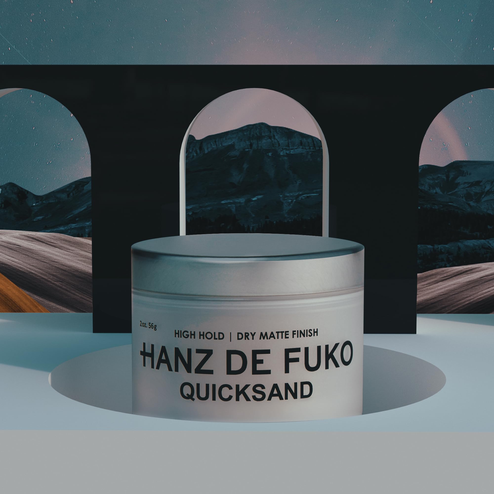Hanz de Fuko travel kit with Quicksand for on-the-go styling refreshes