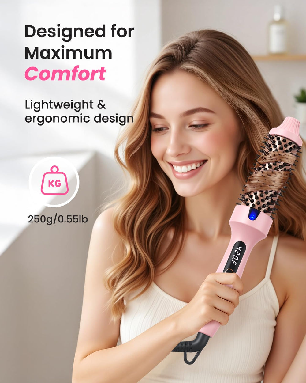 Haokoo 360-degree swivel cord detail for tangle-free maneuvering