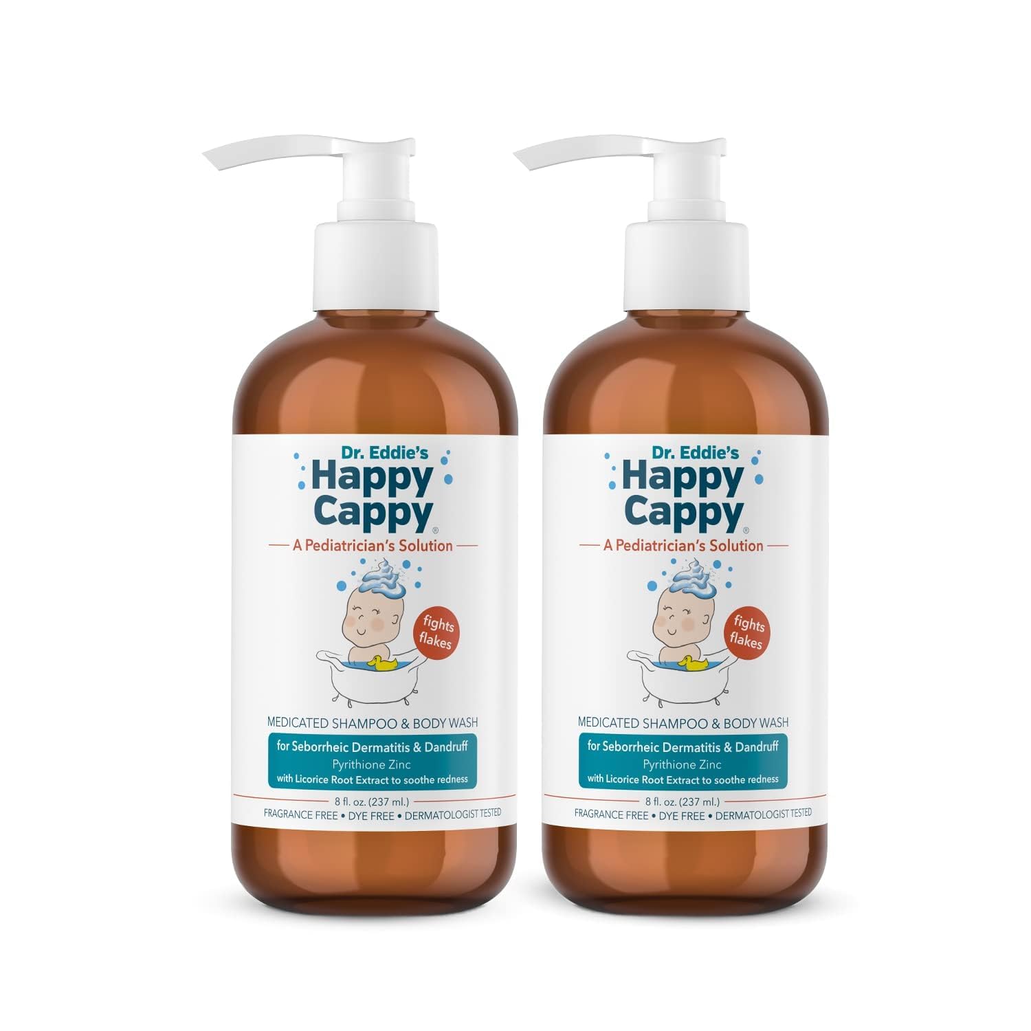 Happy Cappy front packaging showing bottle and clear labeling for gentle relief