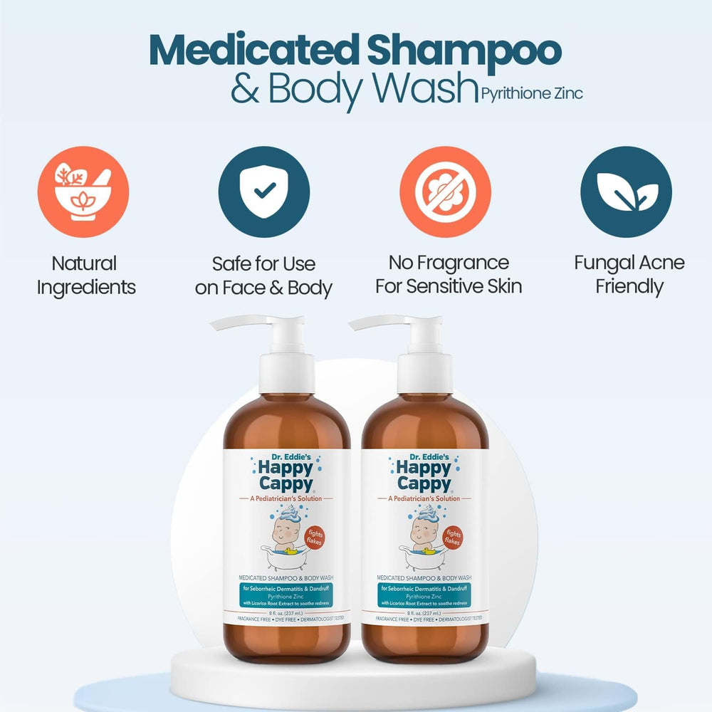 Happy Cappy shampoo texture lather demonstrating mild foam that cleanses gently