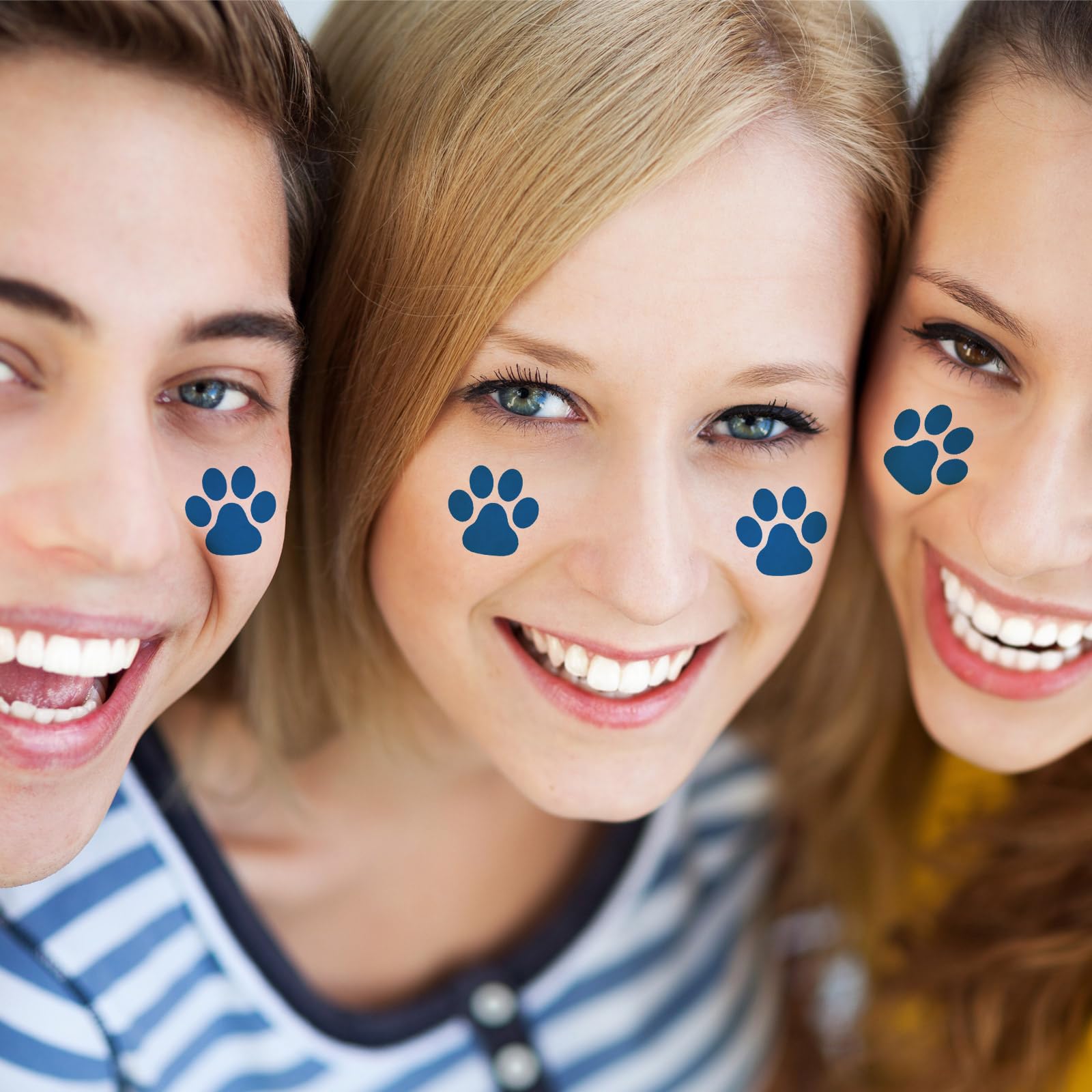 Harloon kids wearing paw tattoos at a party showing fun, kid-friendly design