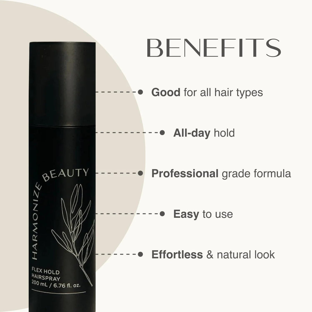 Harmonize Beauty close-up of mist and lightweight texture for natural finish