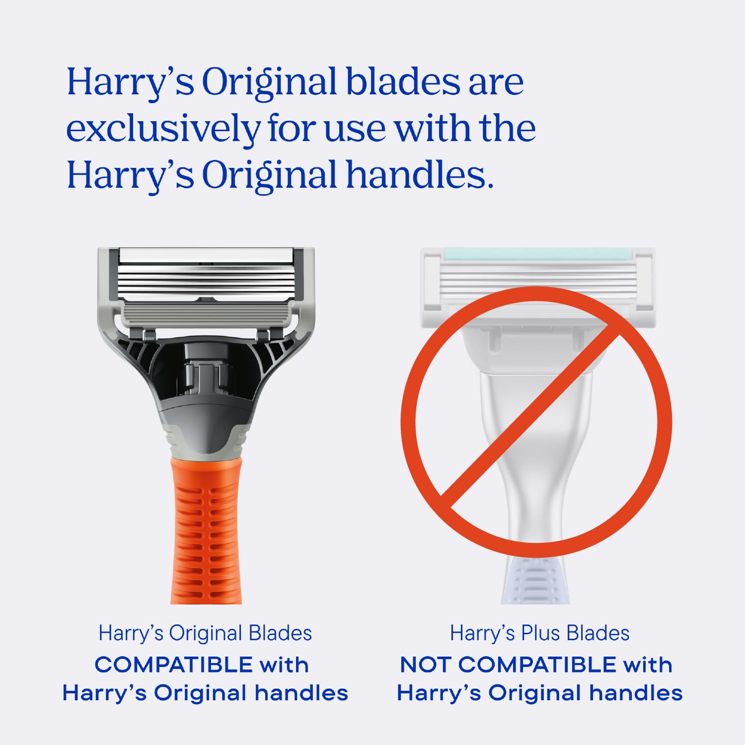 Harry's lubricating strip detail demonstrating smoother glide and reduced tugging