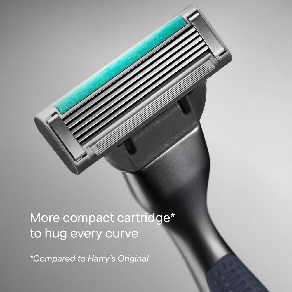 Harry's plus travel cover and cartridges packaged for convenience