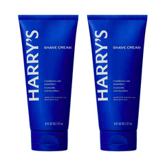 Harry's front packaging showing two 6 oz tubes for easy storage and value