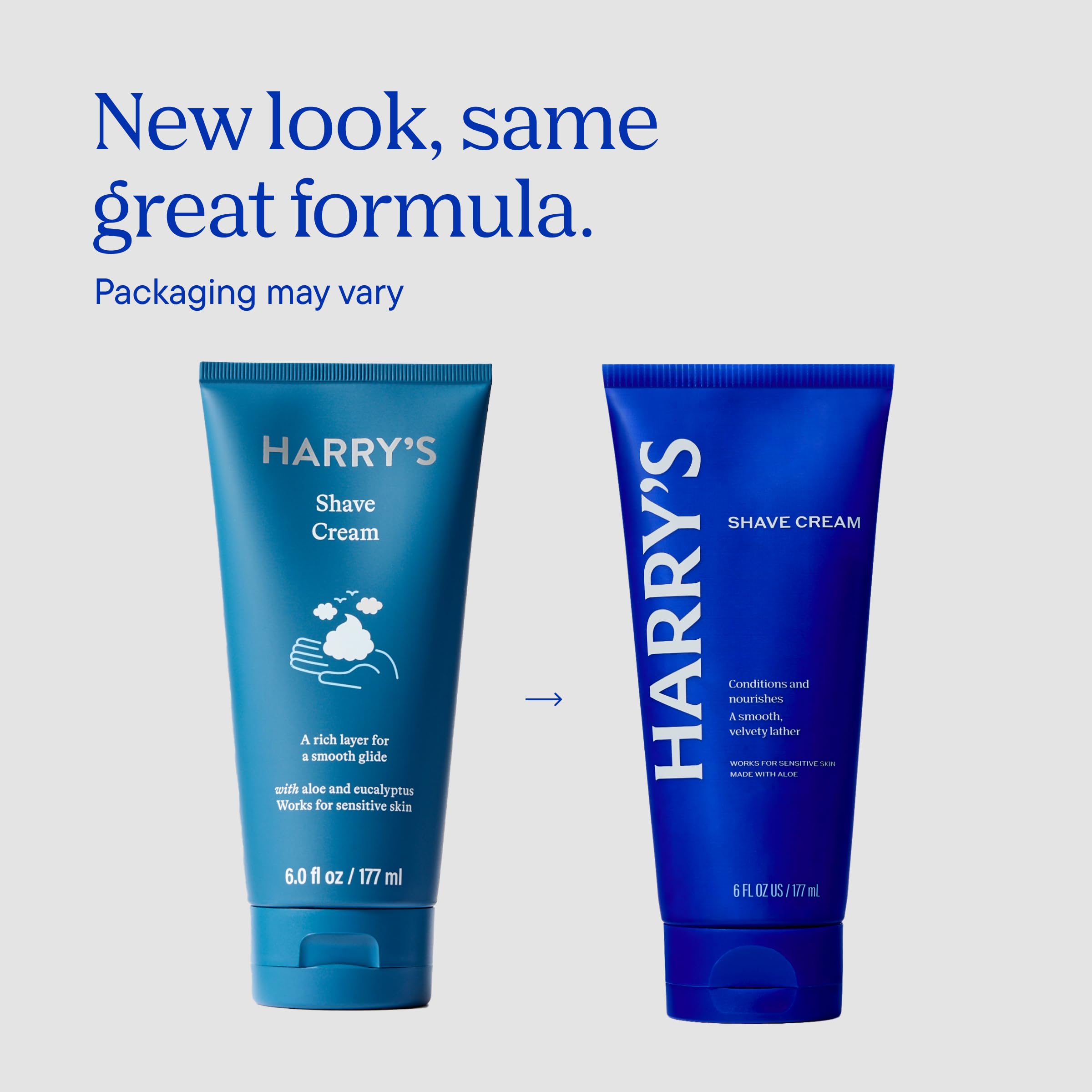Harry's shave cream rich foam texture demonstrating smooth razor glide