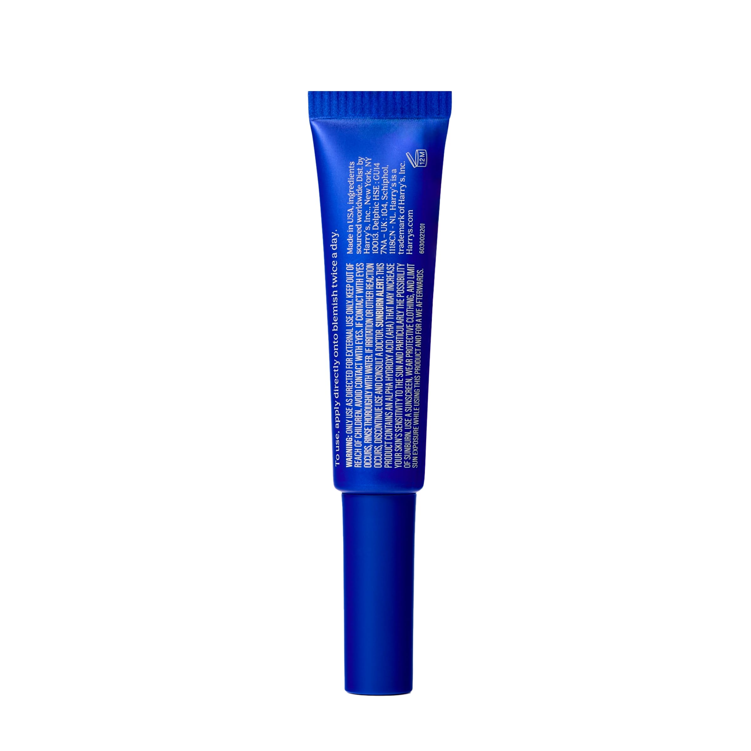 Harry's tube inside a gym bag for convenient on-the-go care