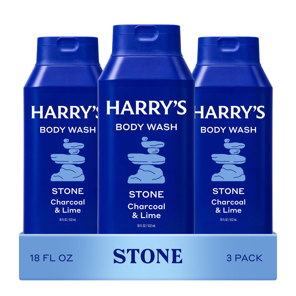 Harry's Stone front packaging showing bottle and branding for confident grooming