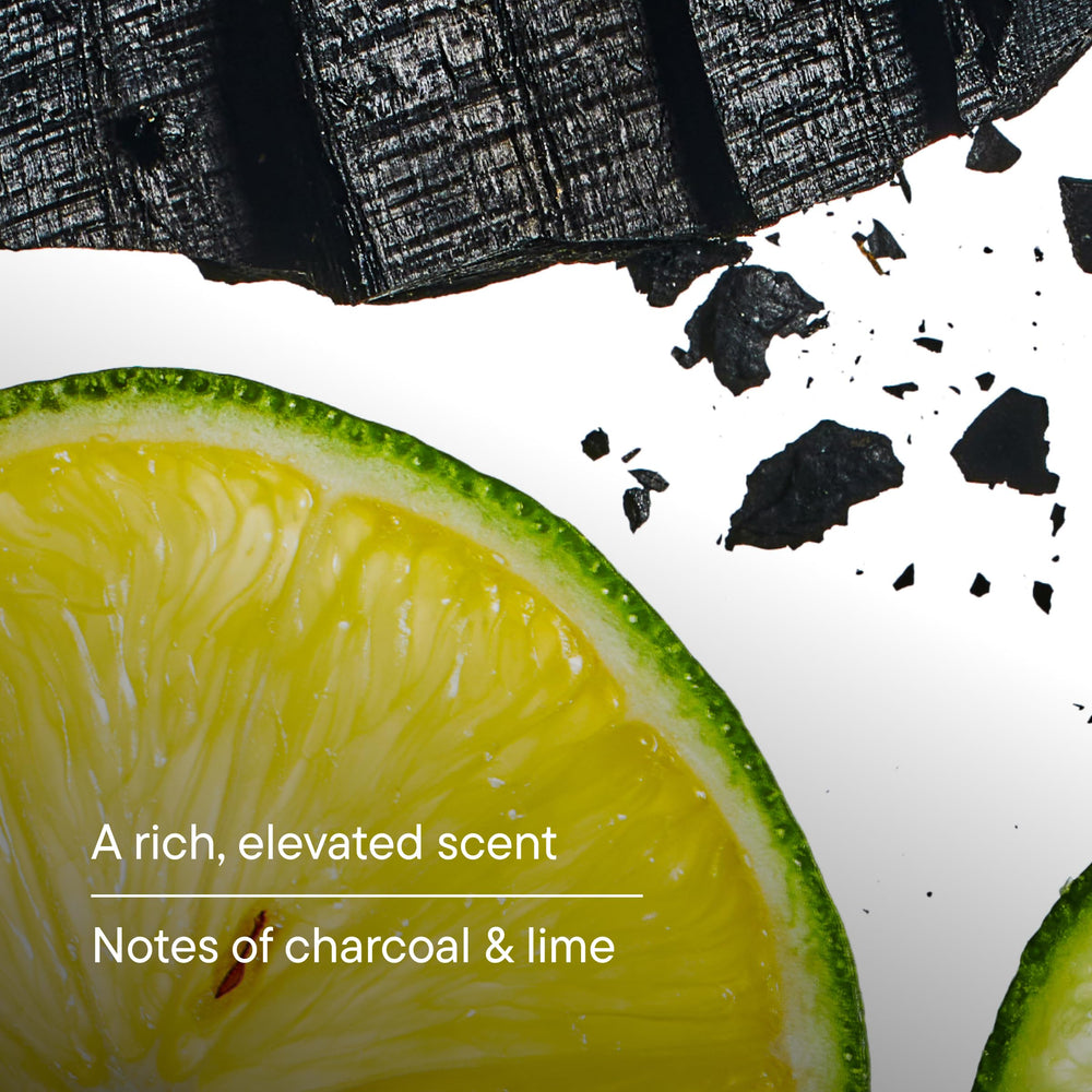 Harry's Stone ingredient visual highlighting gentle formulation without sulfates
