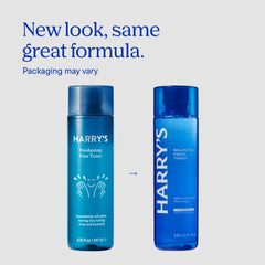 Harry's close-up of toner liquid texture highlighting lightweight hydration