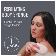 HartFelt soft foam side detail illustrating cushioned, skin-friendly cleansing