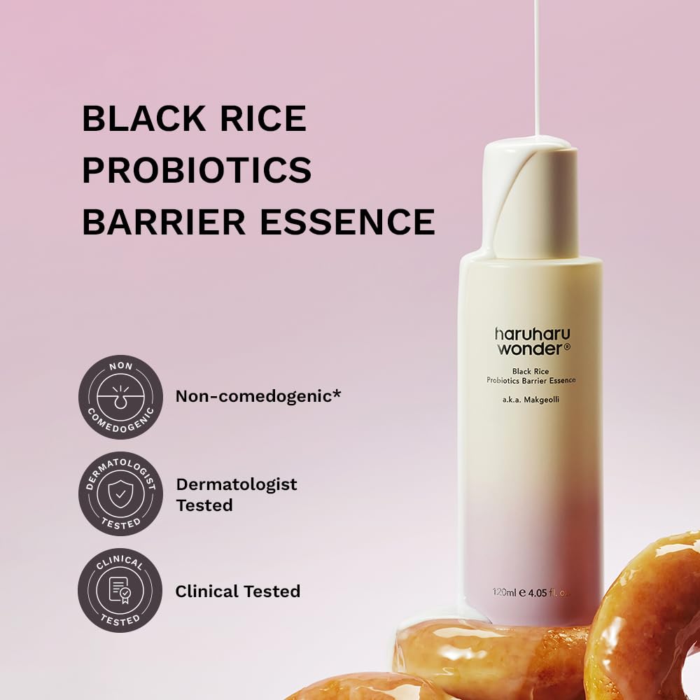 HARUHARU texture drop of milky essence demonstrating lightweight hydration