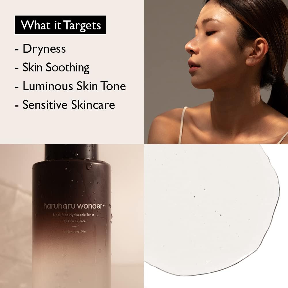 HARUHARU toner paired with moisturizer illustrating layering benefit