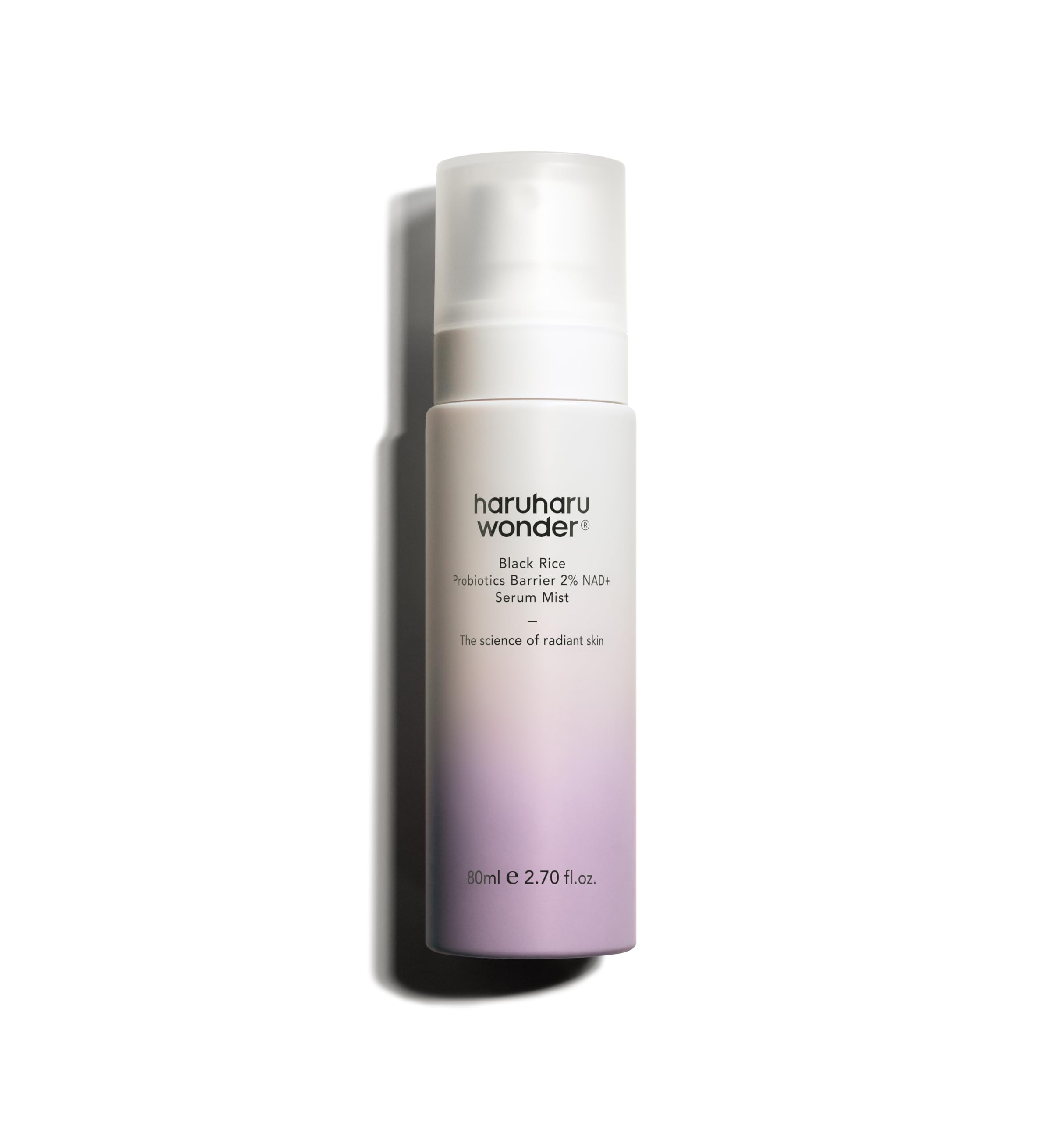 HARUHARU front bottle showing mist packaging and portable benefit