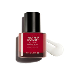 HARUHARU front bottle view showing calming serum benefits